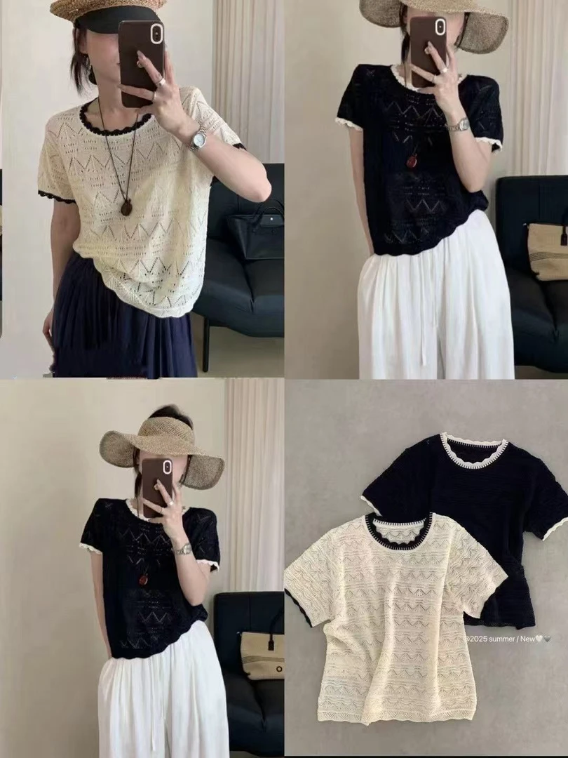 6/14【丂枧家】【H701-800】秋冬新款女毛衣针织衫时尚简约百搭上衣