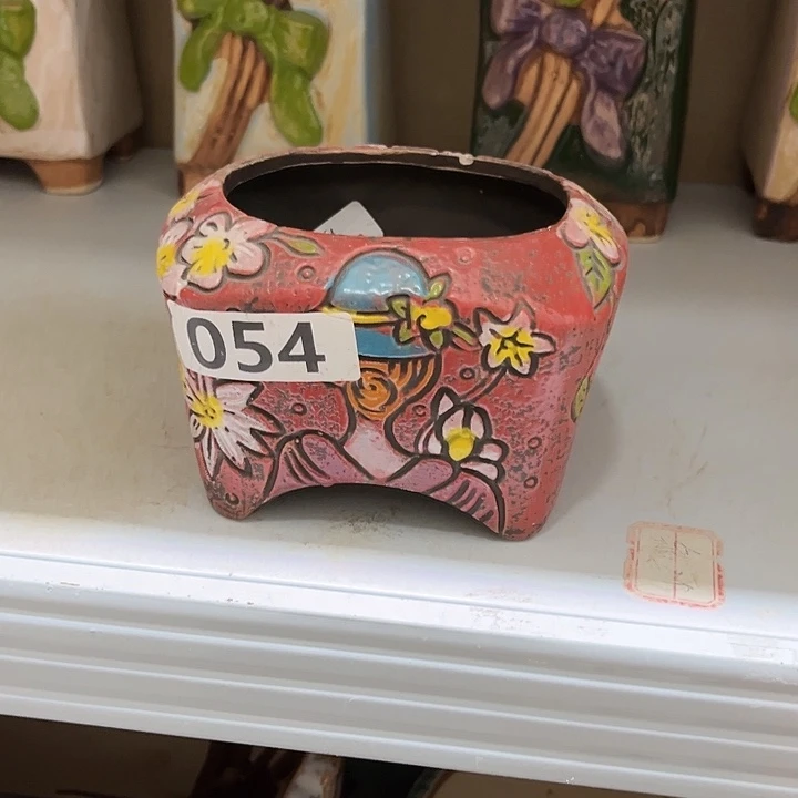 紫砂花盆粗陶材质多肉花盆