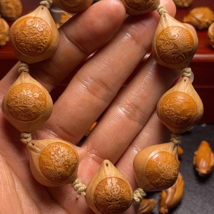 橄榄核吊坠橄榄绿