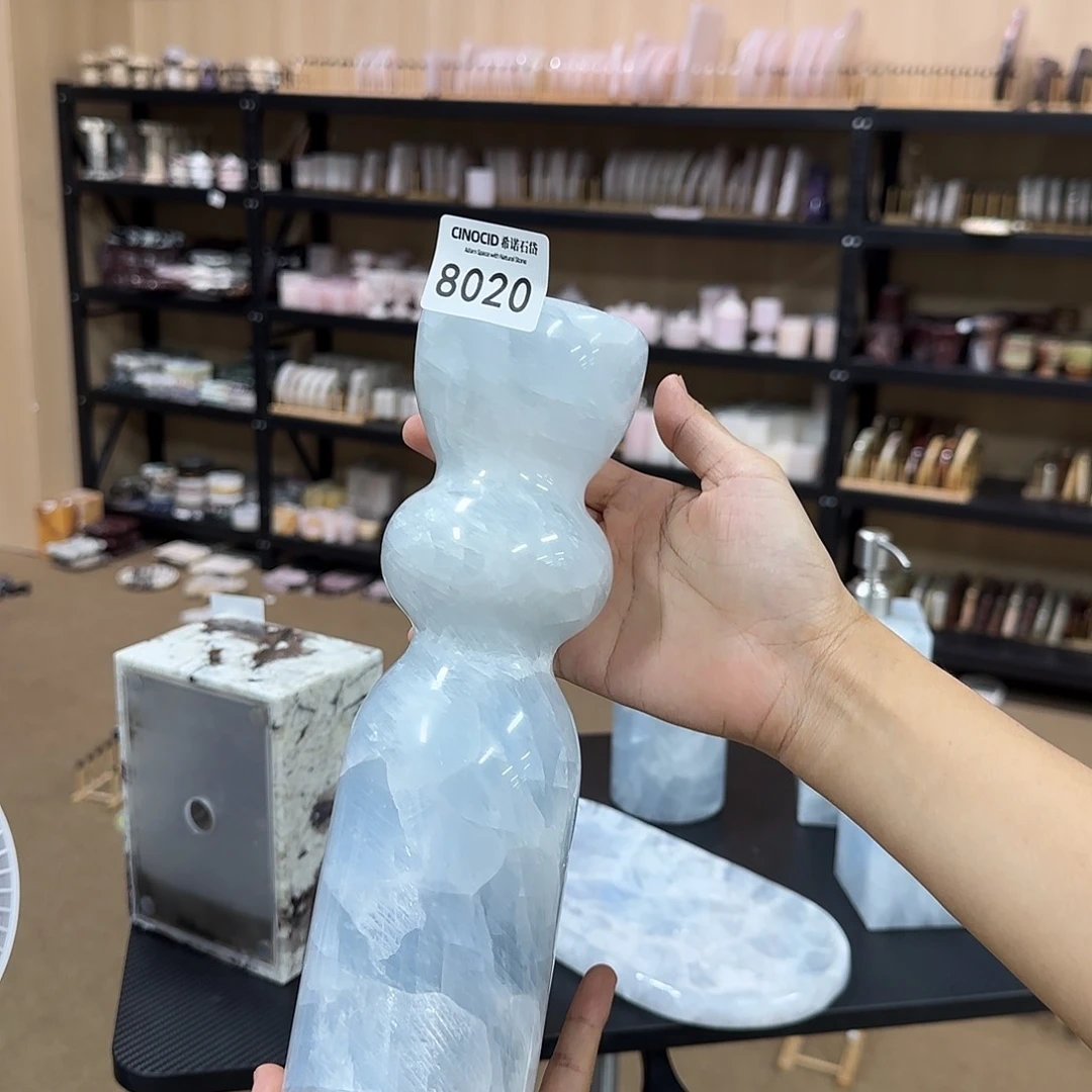 8020冰川蓝咕噜花瓶福利