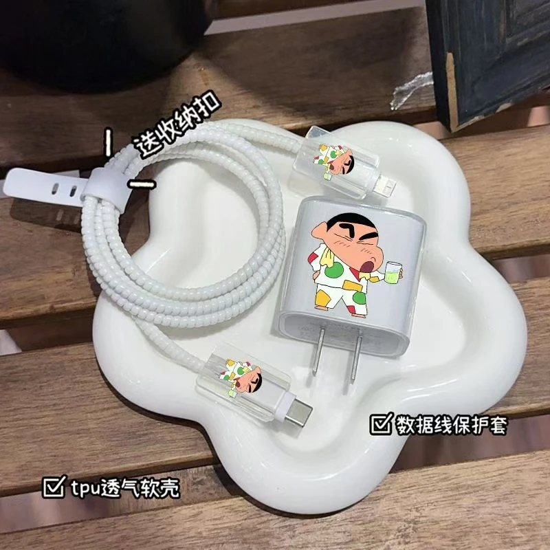 适用于iPhone系列20w保护套iPad通用配件防折断数据线咬线器typec