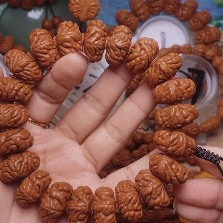 手串文玩核桃龙纹桃核