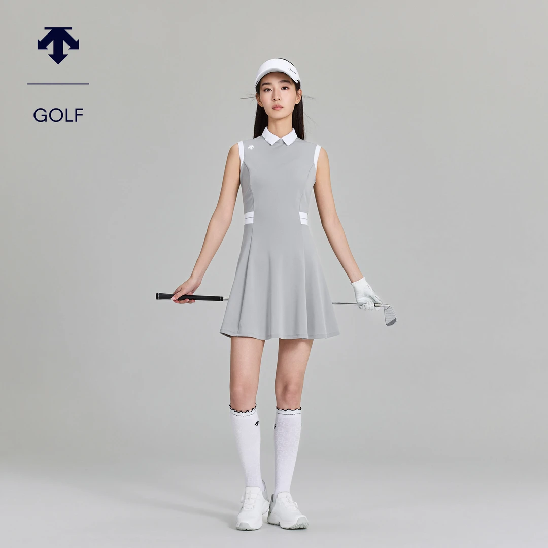 DESCENTEGOLF迪桑特高尔夫女士PRO防晒吸湿夏季连衣裙G623WPOP41