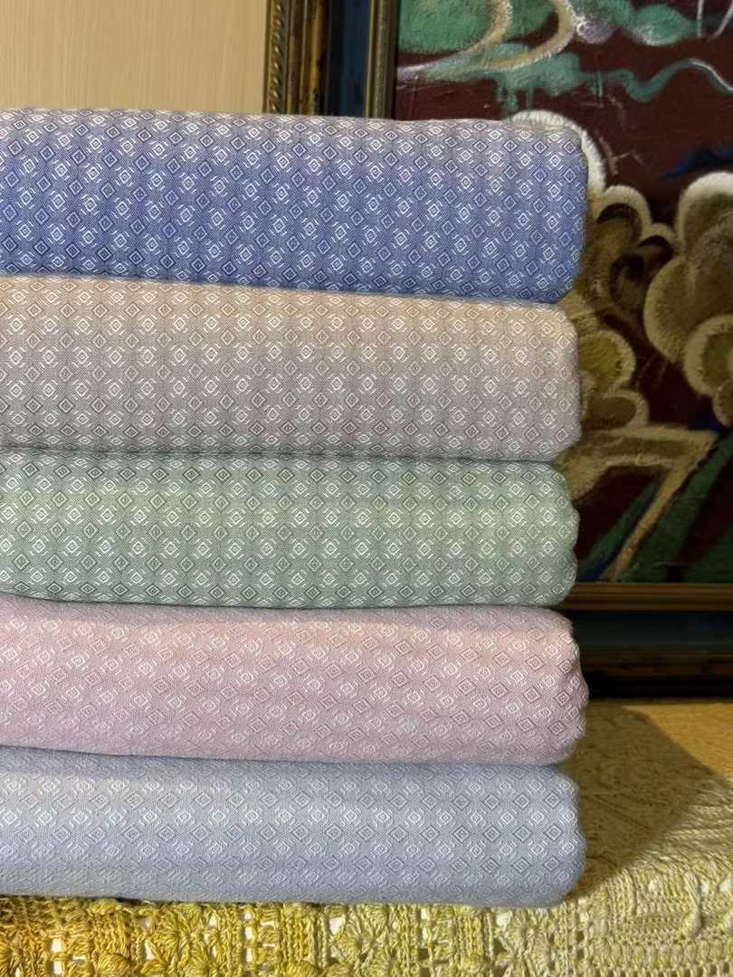 钻石双面提花系列32支透气加厚老粗布床单炕单被罩