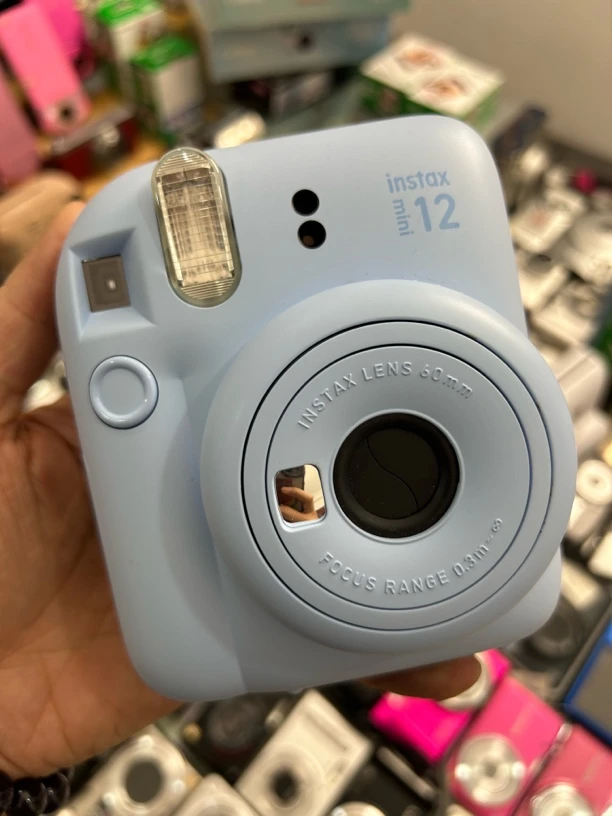 准新品 Fujifilm/富士 拍立得mini12蓝色功能好配有电池绳
