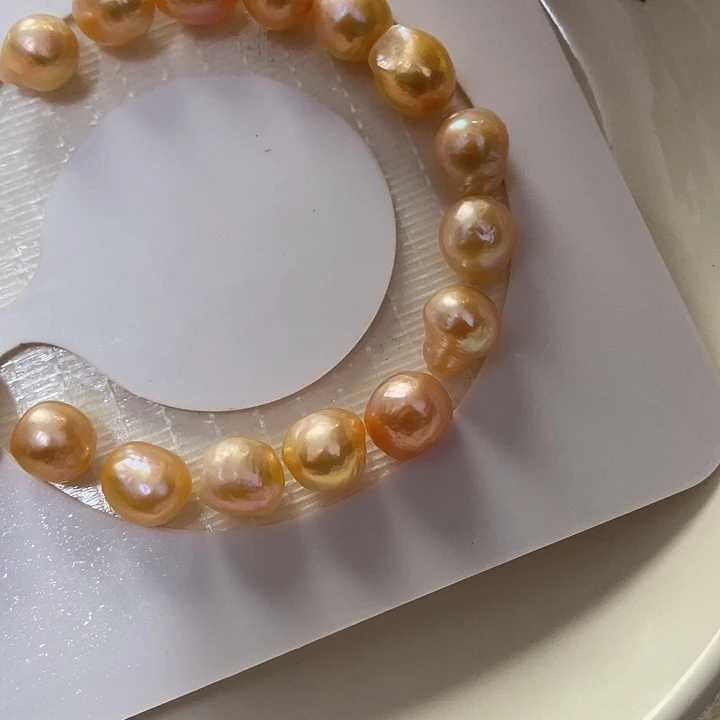 真***淡水珍珠手链银S925镶嵌