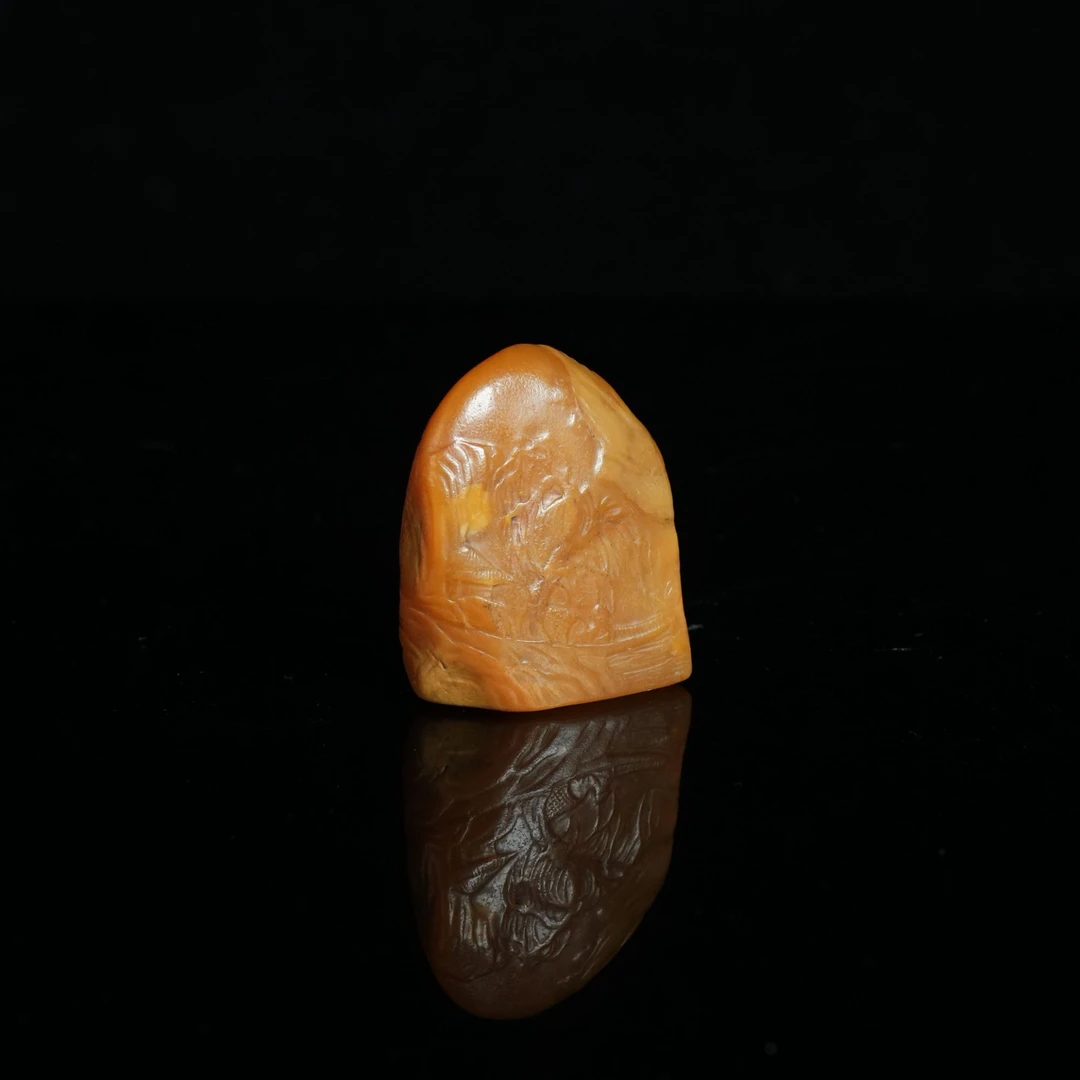 DY-B9906寿山田黄石 夜游赤壁摆件 38*16*46mm51.54g