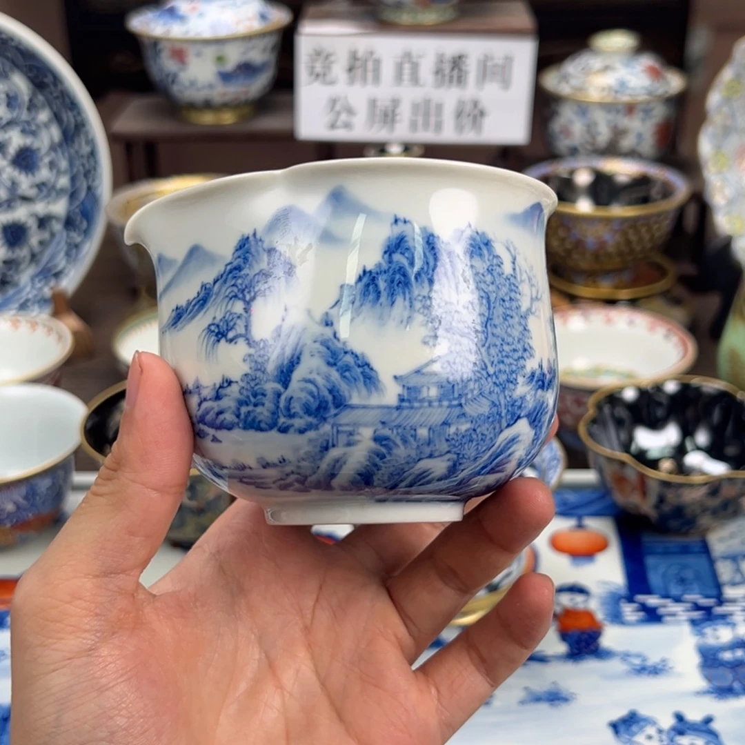 6***6瓷片景德镇手工手绘陶瓷