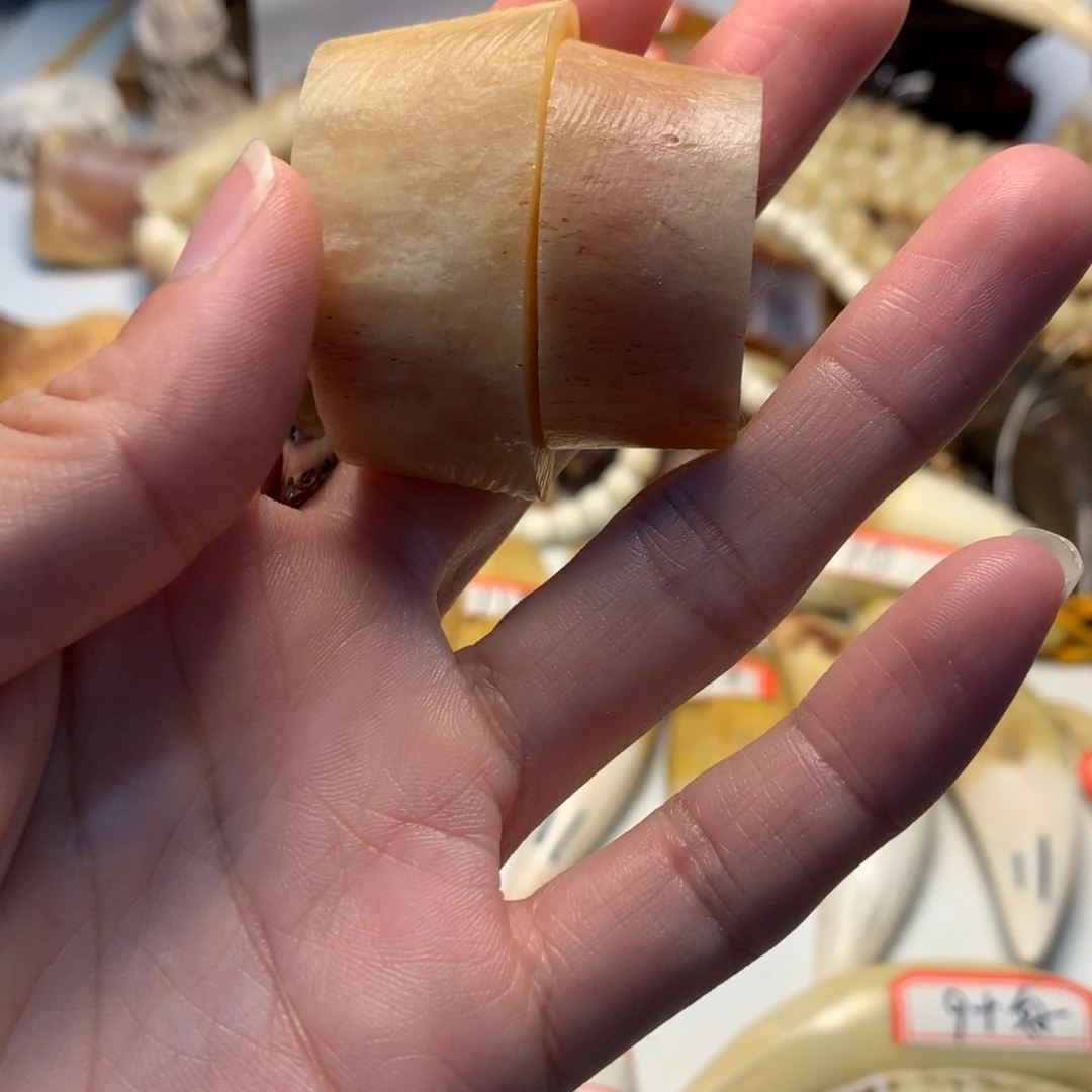 驼骨把件驼骨把两块