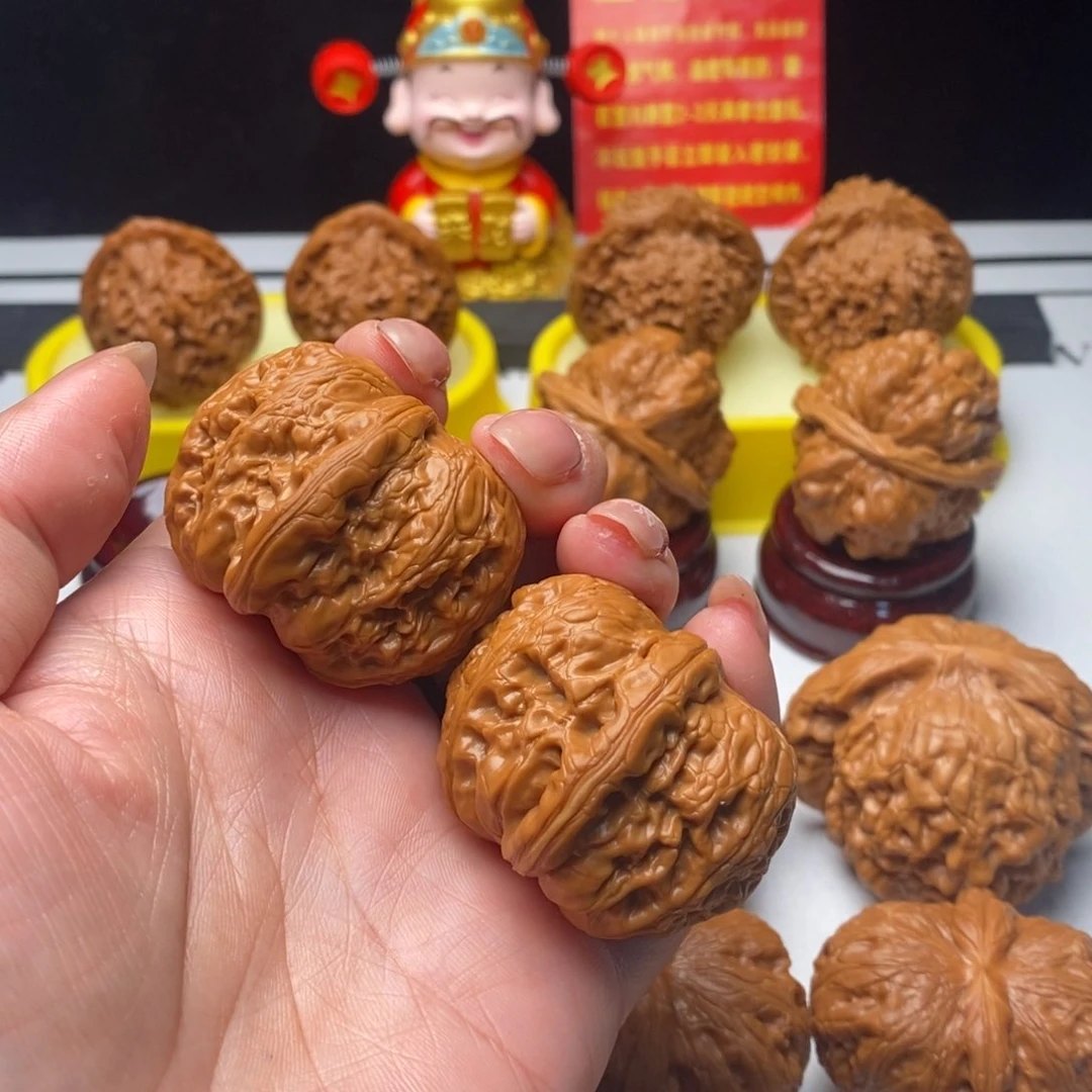 核桃拾**橱文玩核桃元宝