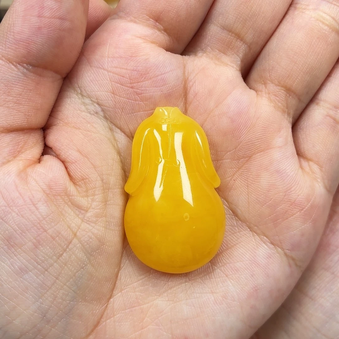 未镶嵌颈饰蜜蜡焦皮浓蜡旗袍