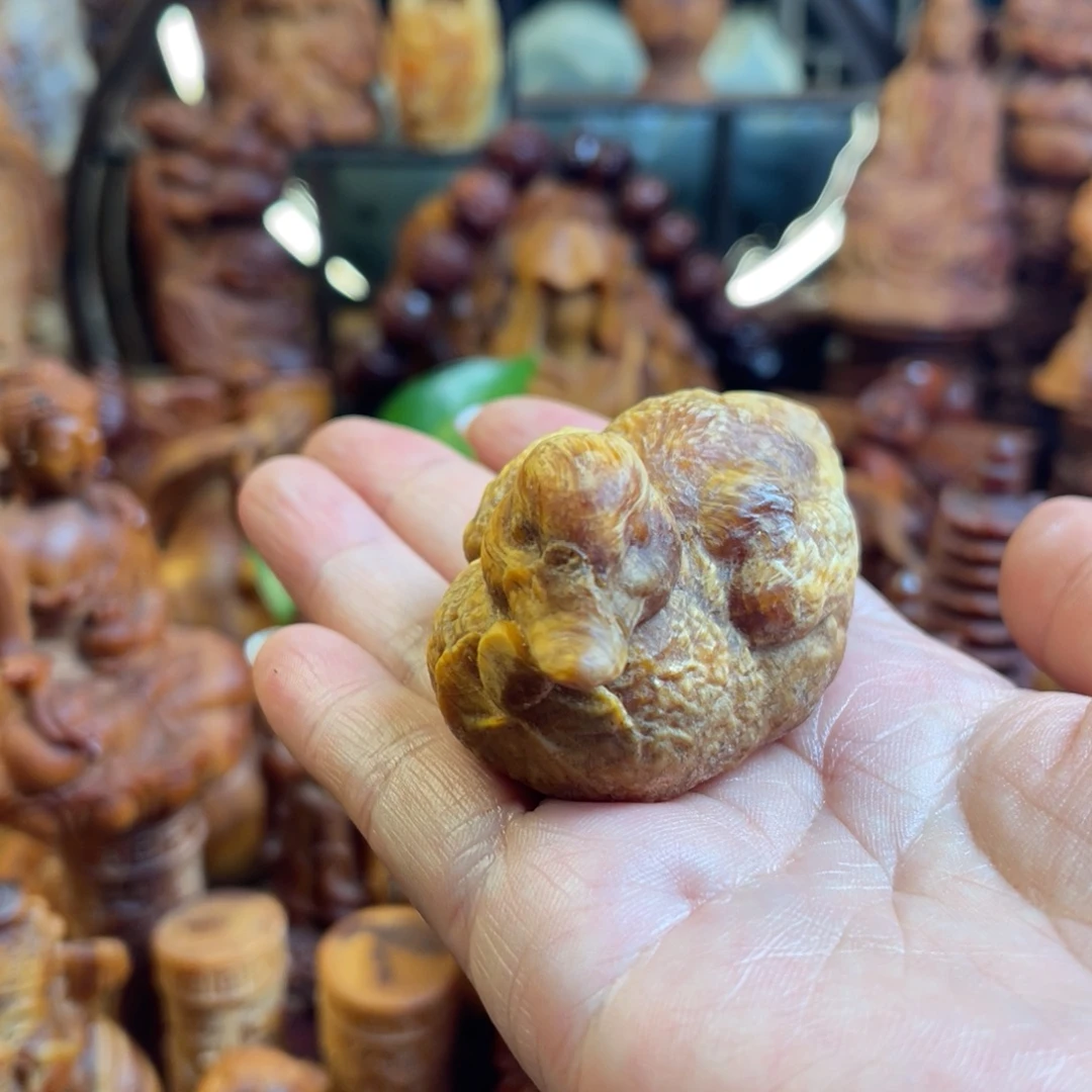 酒***圆其他松木（琥珀木）小鸭子