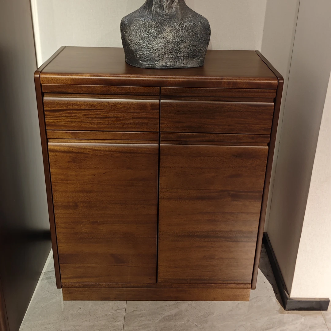 【品牌家具】800*380*1000现代两门鞋柜客厅家用
