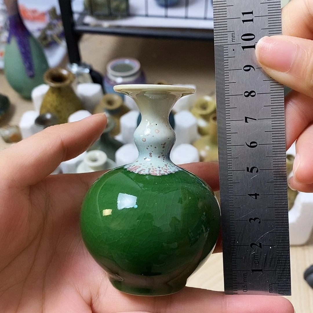 摆件景德镇高温陶瓷小花瓶