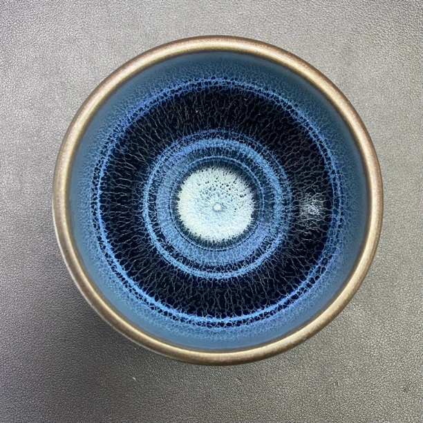 【闪购商品】蓝麒麟无足钵主人杯建盏茶具品茗杯1539