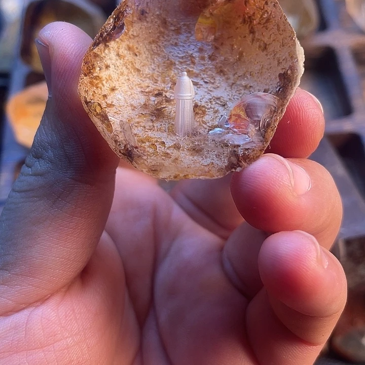 水晶未镶嵌珠宝半成品