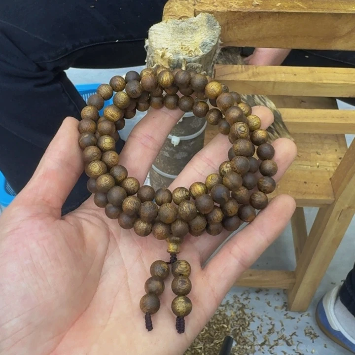 沉香碎屑沉香绿棋楠张勺子