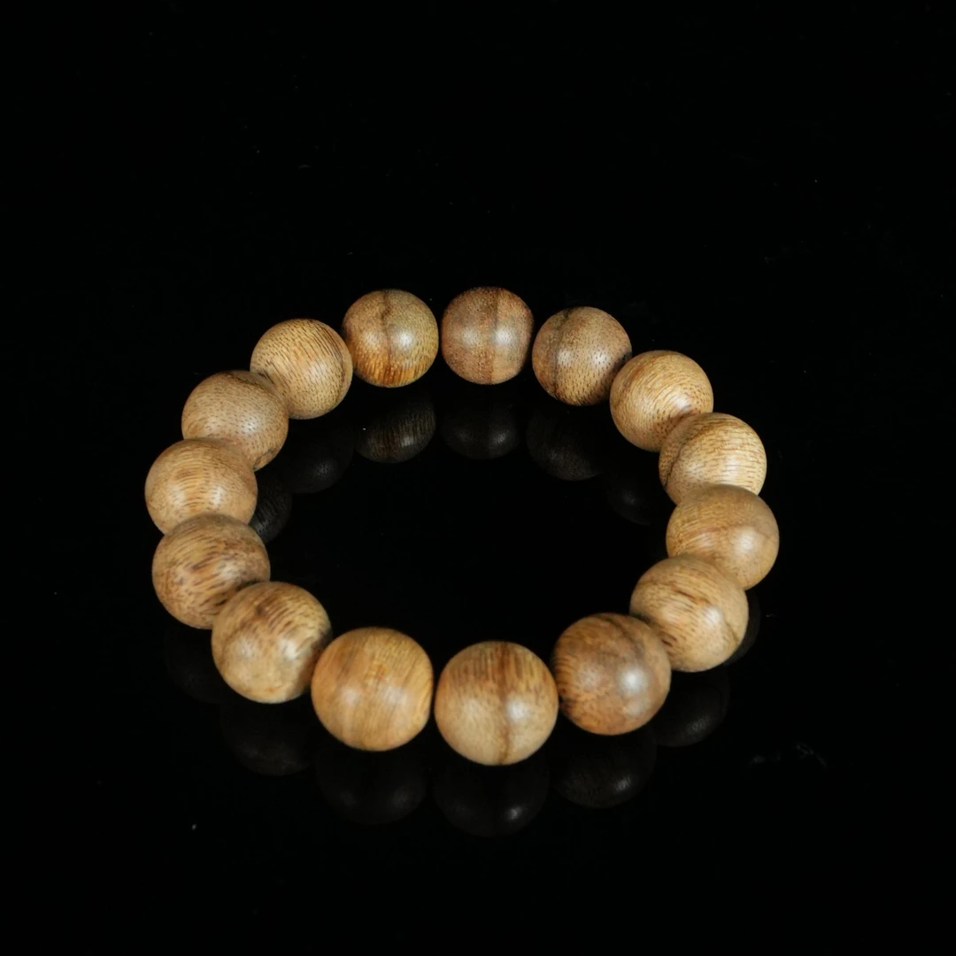 DY-B3168 达拉干虎皮纹软丝老料沉香手串 1.52cm 15.65g