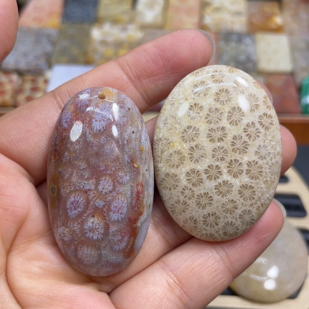 硅化玉未镶嵌颈饰单个20