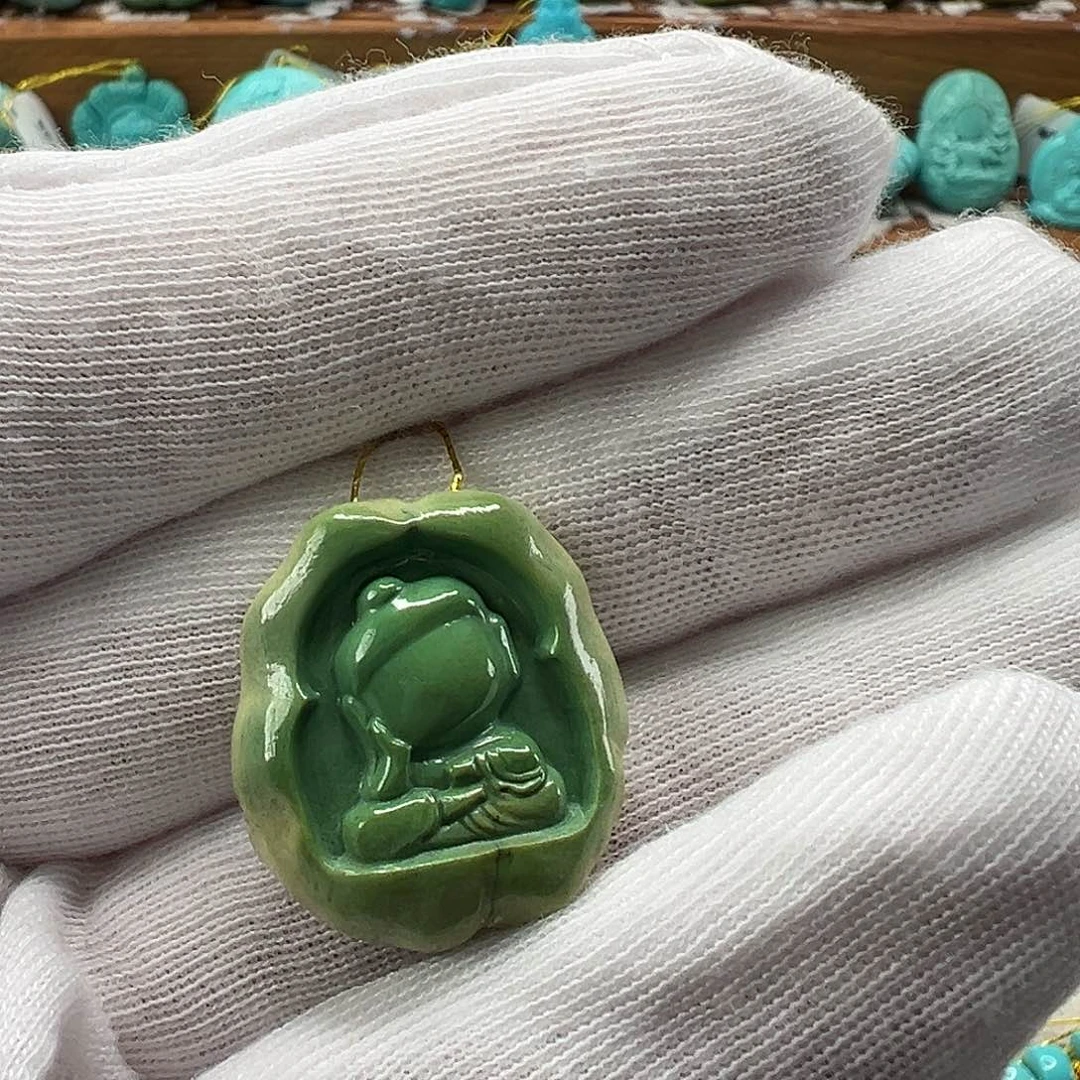 绿松石无相佛 未镶嵌