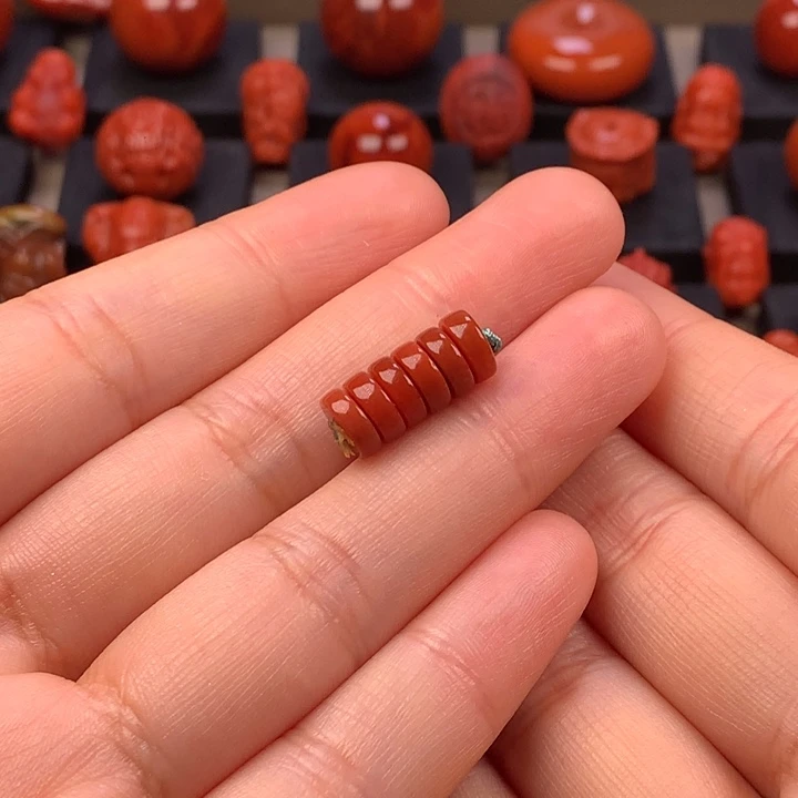 南红玛瑙未镶嵌隔片7MM