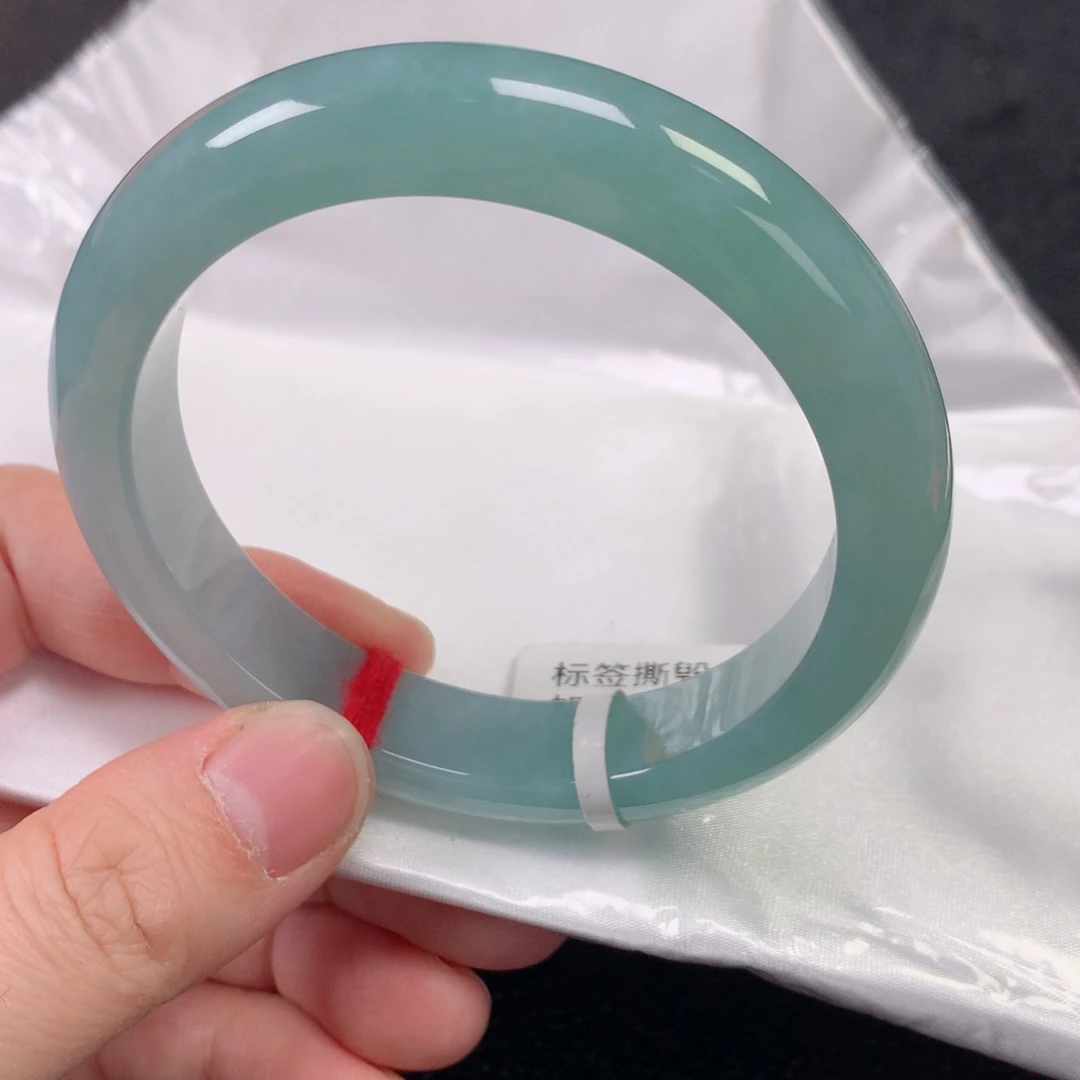 未镶嵌手镯翡翠缅甸天然翡翠手镯58