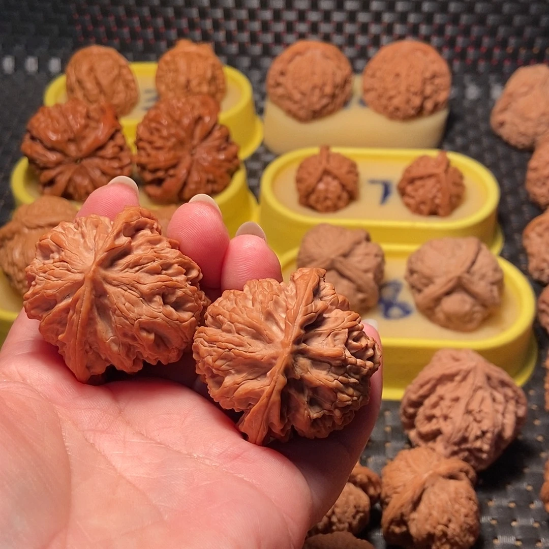 阿***佛文玩核桃吊坠苹果07