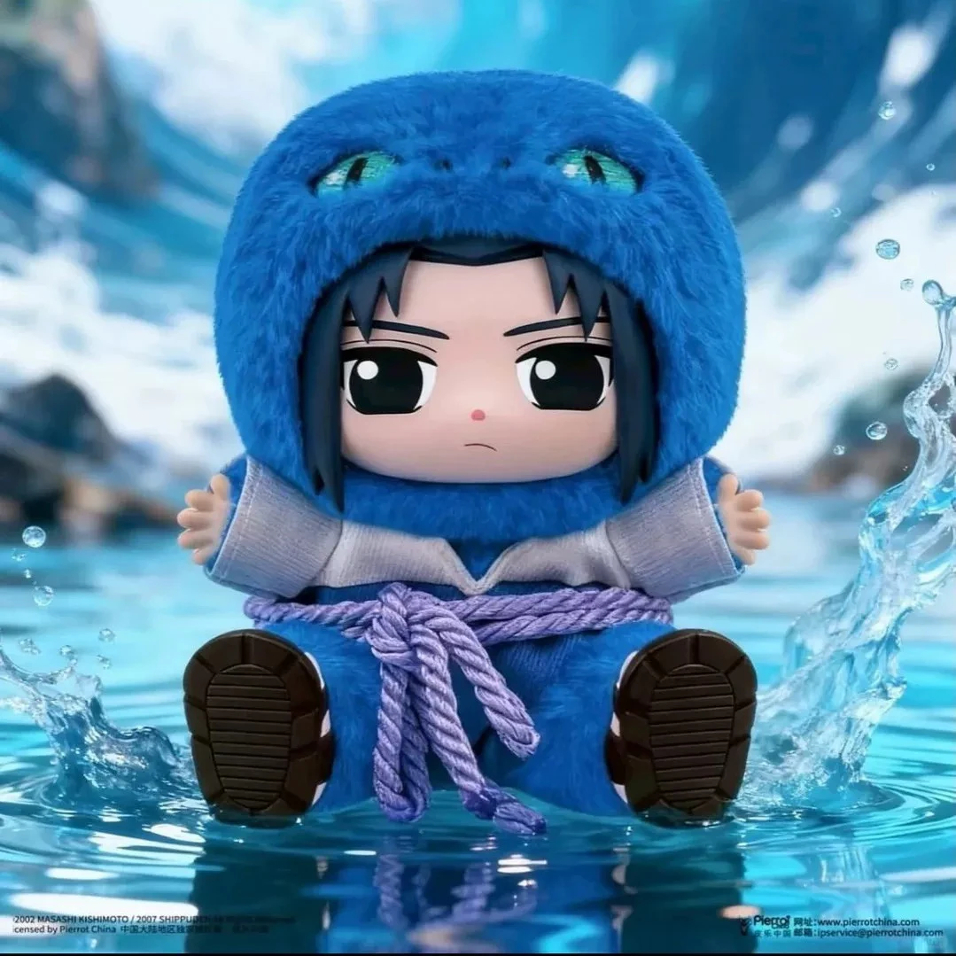 火影忍者疾风传萌兽派对坐坐系列毛绒盲盒挂件玩偶礼物