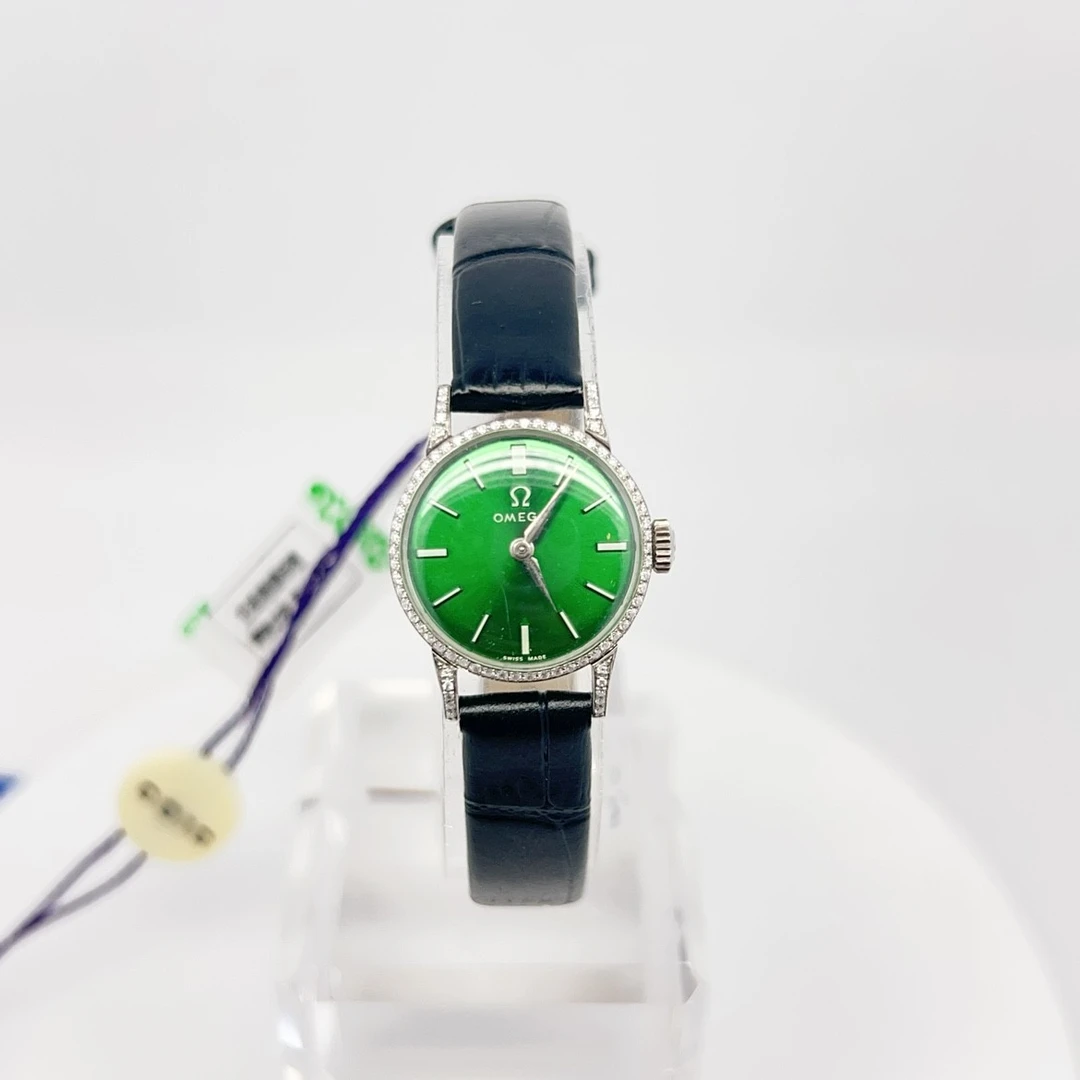 95新 Omega/欧米茄  手动机械后钻20mm/公价38999/wh9330