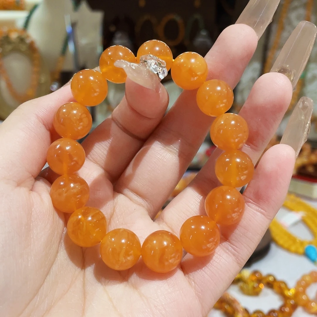 蜜蜡未镶嵌手串手串