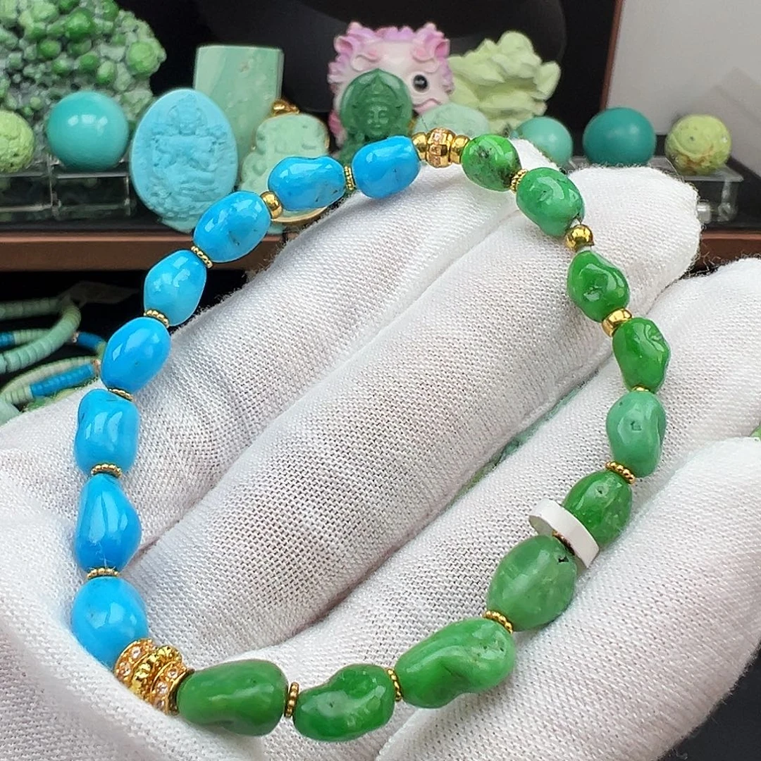 绿松石未镶嵌绿松石主播璐璐