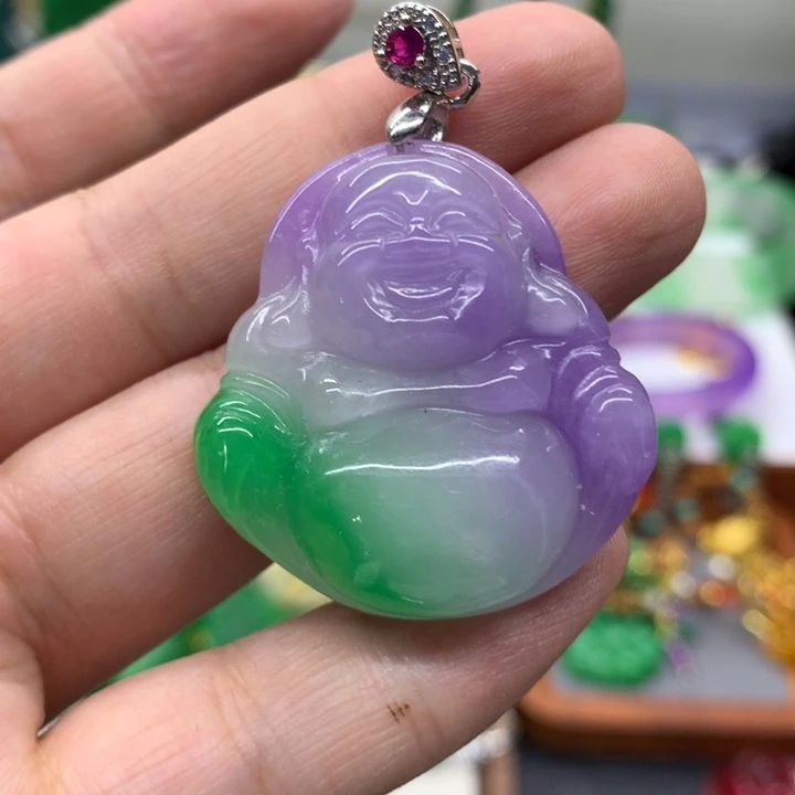 颈饰未镶嵌翡翠吊坠