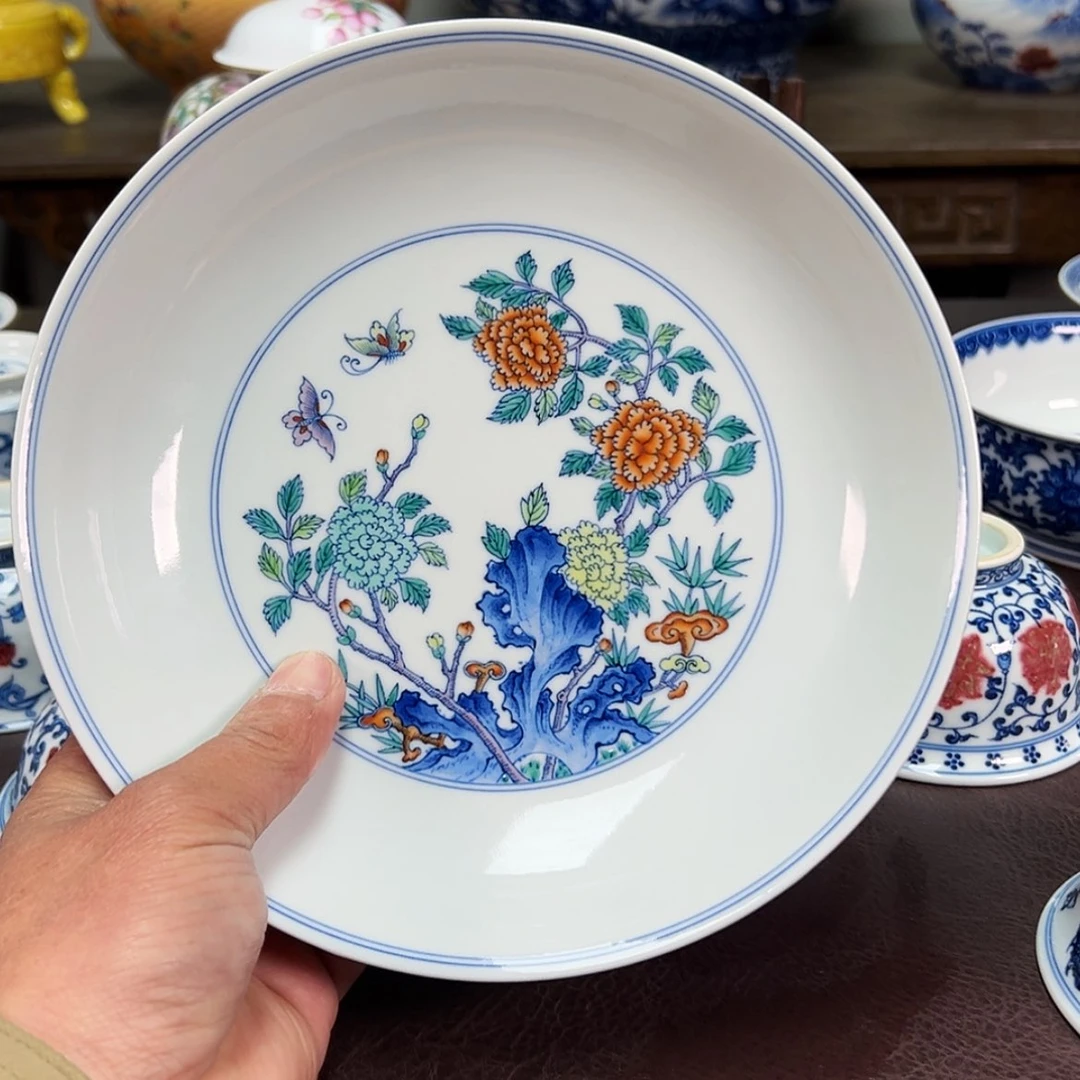 【闪购商品】事**意景德镇陶瓷艺术赏盘