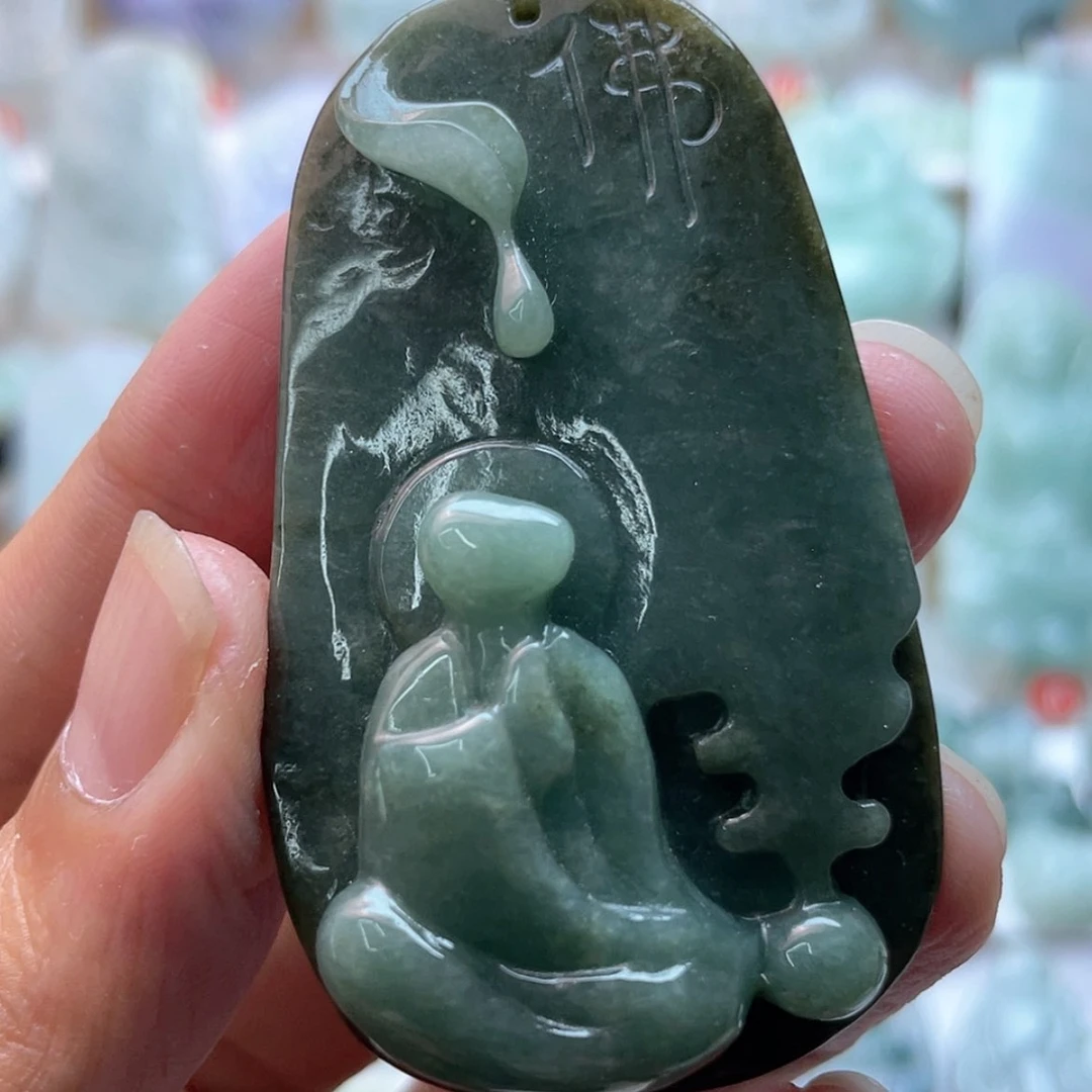 【闪购商品】颈饰未镶嵌翡翠悟道