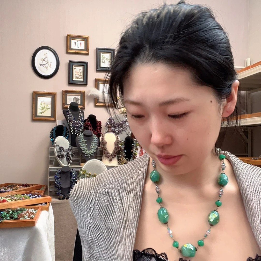 幽***幽玻璃颈饰编号585 项链