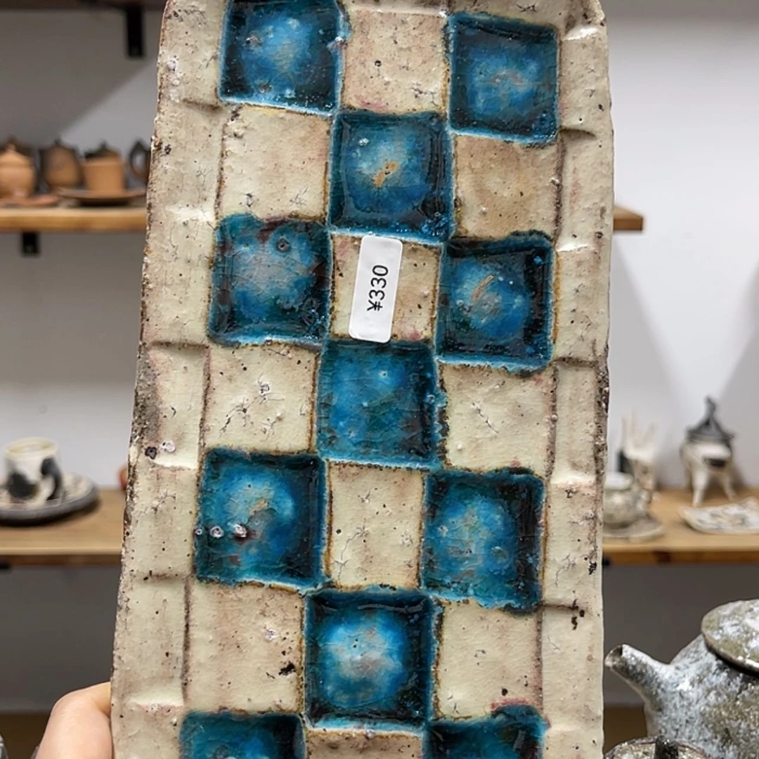 【闪购商品】瓷片长方盘好看好看好看好看