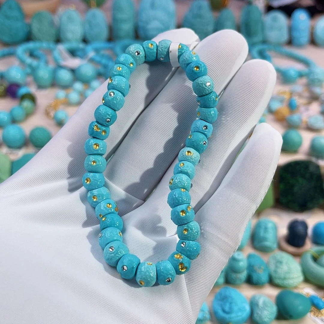 绿松石珠宝奇石未镶嵌