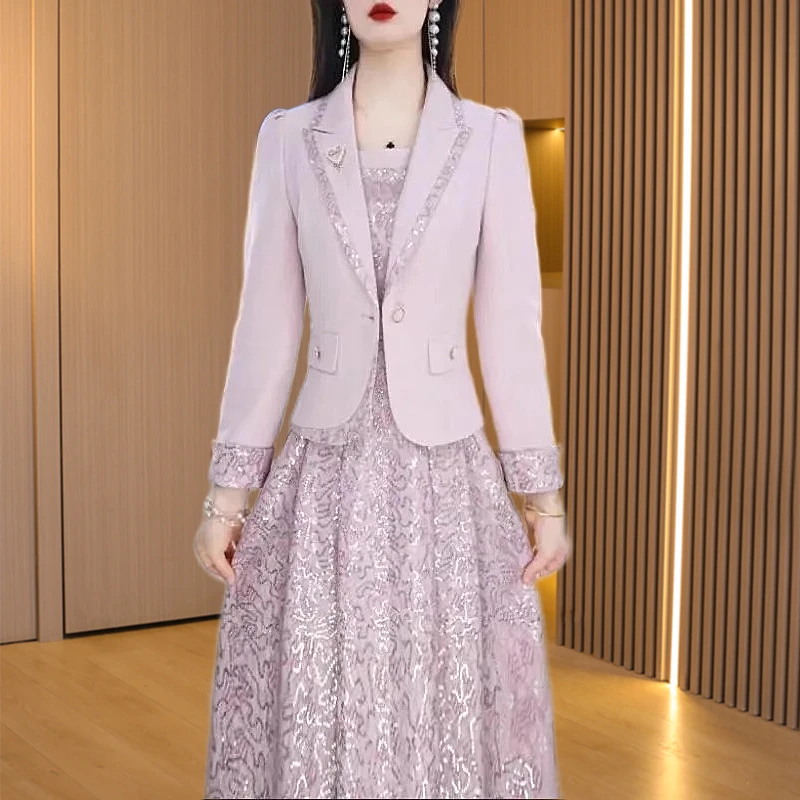 【可蓓儿】喜婆婆妈妈婚宴礼服2025年新款春夏高端旗袍连衣裙妈妈装