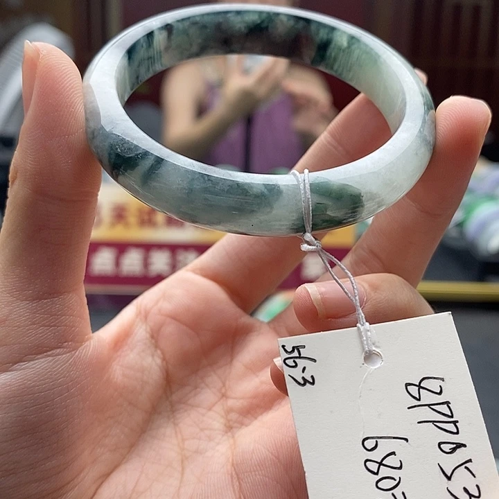 翡翠手镯未镶嵌56➕圈口