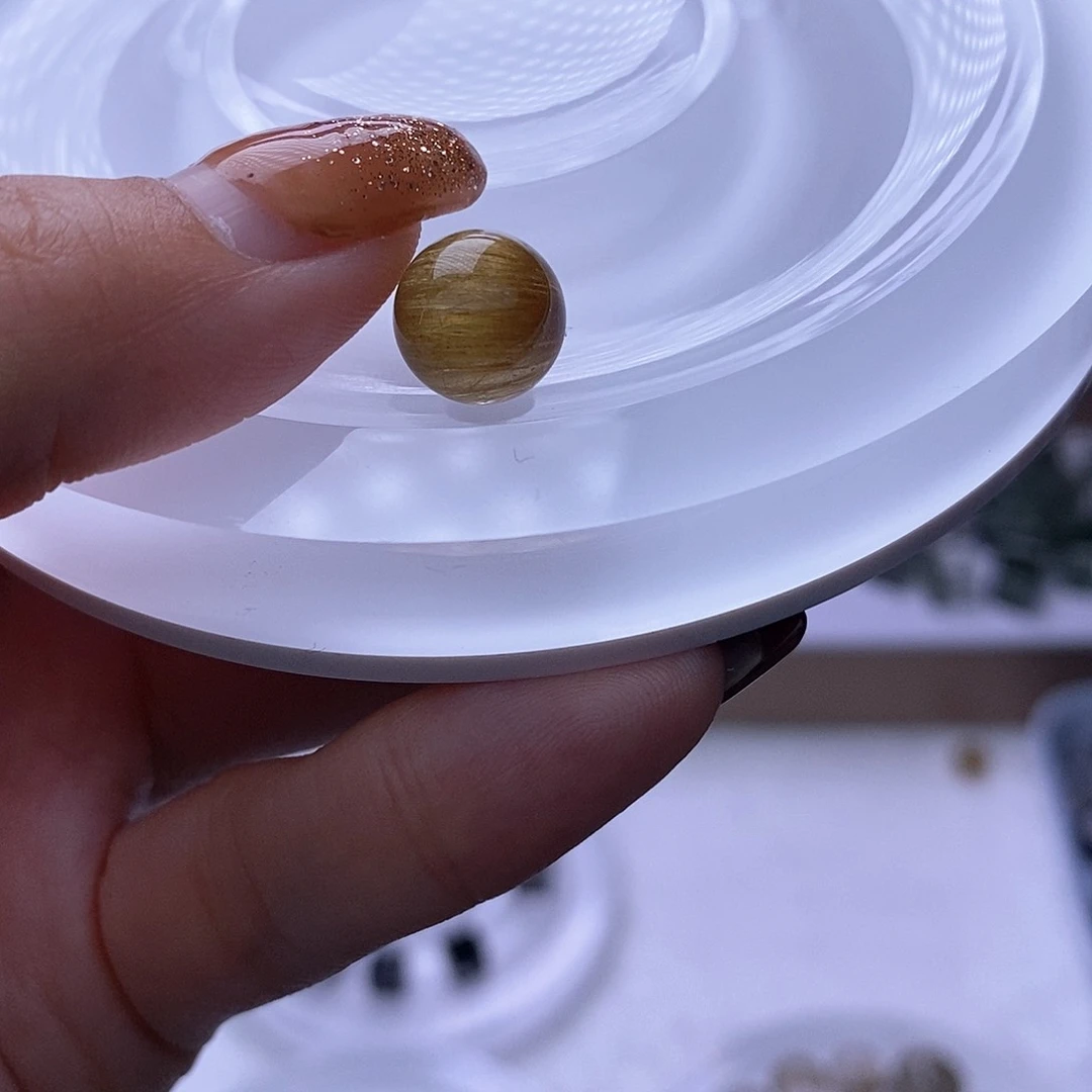 水晶天然水晶定制打孔不退换未镶嵌