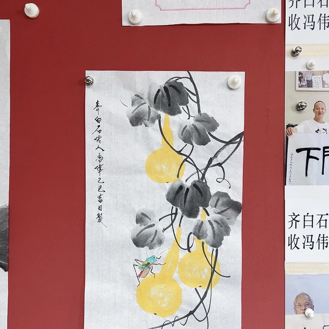 国画冯伟老师亲笔手绘国画作品慧