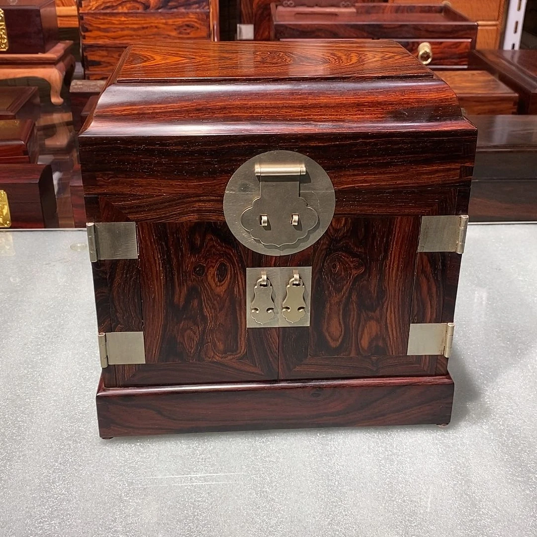 微凹黄檀（南美大红酸枝）独板官箱25/18/25