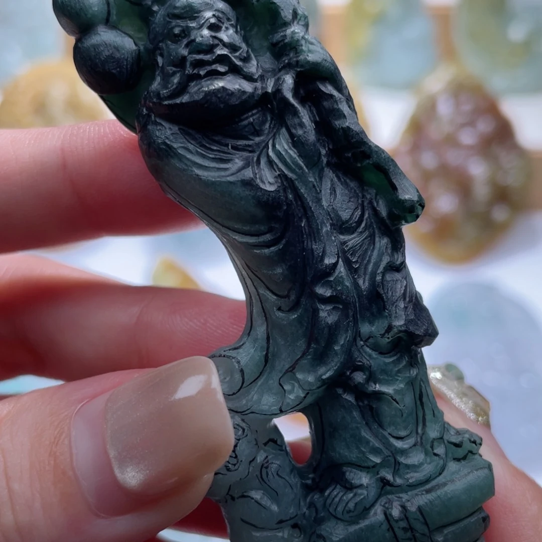 未镶嵌定制翡翠毛货