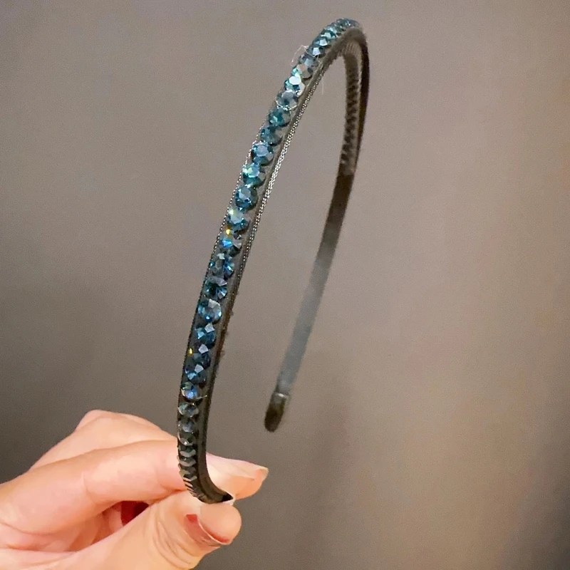 韩国施家水晶发箍爆款发卡高端防滑齿发箍发夹网红发卡洗脸压发带