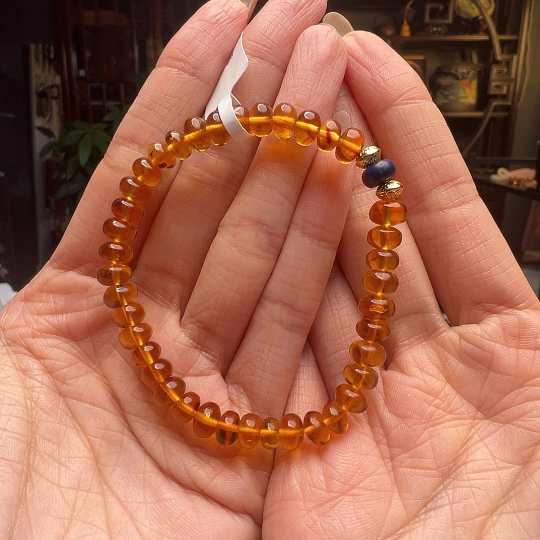 琥珀未镶嵌裸石抚顺琥珀10535六