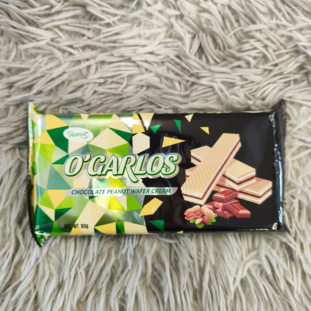 印尼进口奥嘉莱巧克力花生味威化饼干