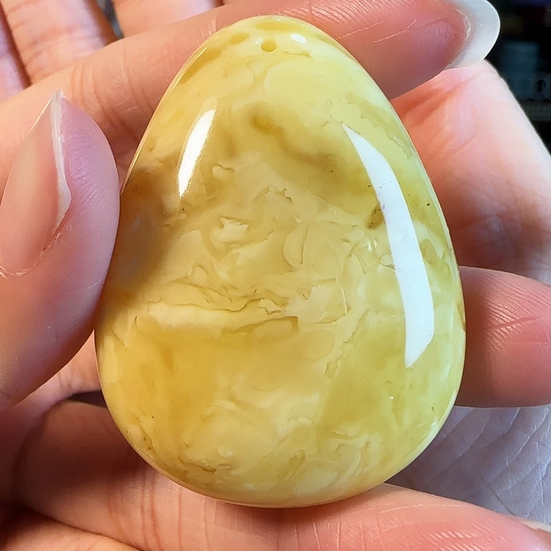 蜜蜡未镶嵌颈饰年份蜜蜡浓蜡微瑕水滴