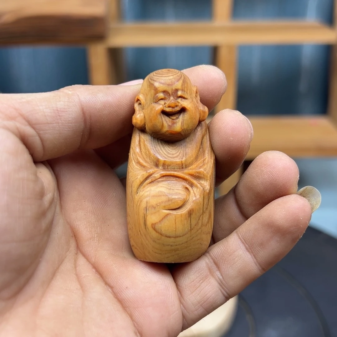 木?***目崖柏木摆件手把件
