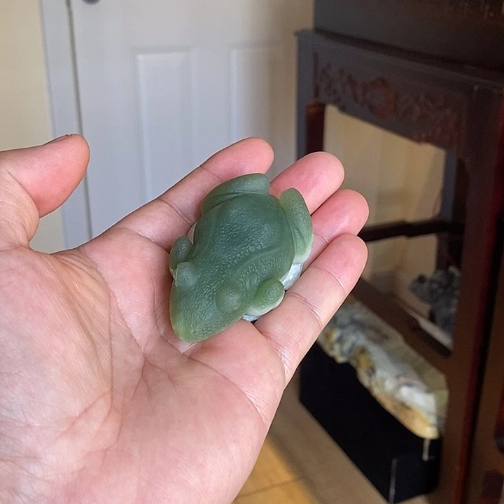 岫玉岫玉摆件岫玉摆件未镶嵌强**弹