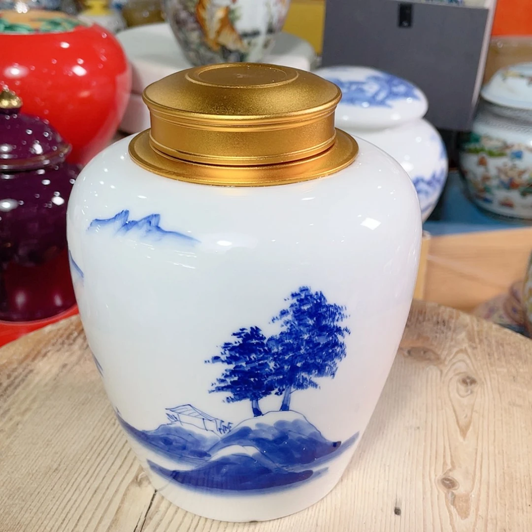【闪购商品】罐陶瓷茶叶罐密封罐
